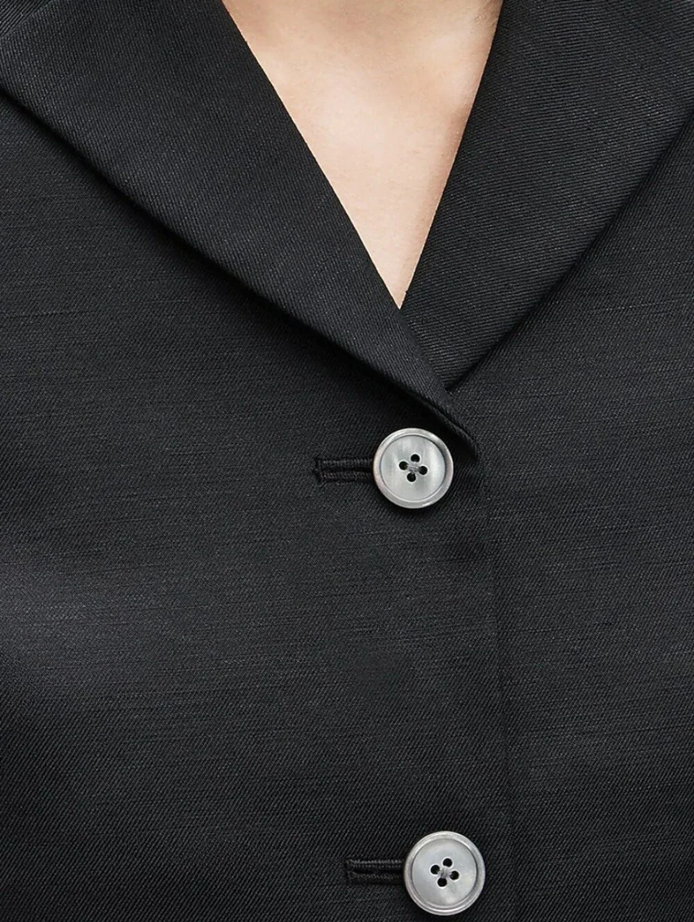 J Crew Lenore lady blazer in Gramercy linen blend NZ459 Size 4 NEW Black